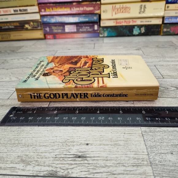The God Player by Eddie Constantine 1976 First Edition PB Romance FLAWED Binding - Picture 7 of 13